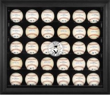 Usado, Vitrine Blue Jays logotipo moldura preta 30 bolas - Fanáticos comprar usado  Enviando para Brazil