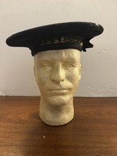 Chapéu de marinheiro MH765 original guerra espanhola Marinha dos EUA tamanho 7 USS celta IR21T comprar usado  Enviando para Brazil