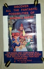 TSR*DUNGEONS & DRAGONS**1974-77** PÔSTER PROMOCIONAL DA LOJA* *RARO* comprar usado  Enviando para Brazil