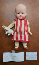 Muñecas antiguas de moda vintage 7" cabeza bisque cuerpo compuesto Ernst Heubach LOTE #20 segunda mano  Embacar hacia Mexico