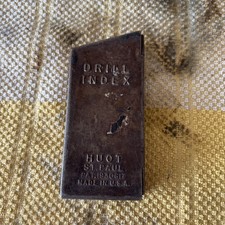 Usado, Suporte de broca índice de metal vintage HUOT St Paul EUA com 9 bits comprar usado  Enviando para Brazil