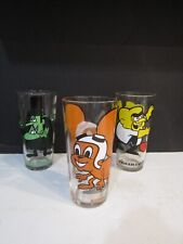 Juego de 3 gafas PEPSI Rocky, Simon Bar Sinister, Snidely Whiplash años 70 segunda mano  Embacar hacia Argentina