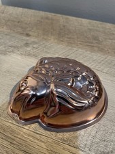 Mini molde de bolo de cobre vintage em forma de peixe Koi pendurado na parede, 3" de largura comprar usado  Enviando para Brazil