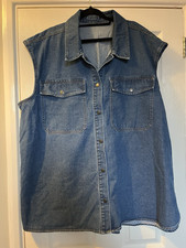 Ladies denim waistcoat for sale  WARRINGTON