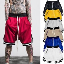 Shorts esportivos masculinos de basquete malha secagem rápida shorts de ginástica para verão fitness, usado comprar usado  Enviando para Brazil
