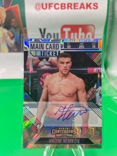 VADIM NEMKOV - 2025 PFL CONTENDERS - BILHETE CARTÃO PRINCIPAL AUTOMÁTICO /49 comprar usado  Enviando para Brazil