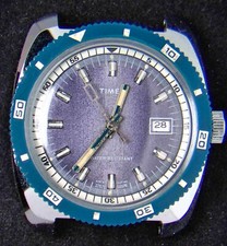 Timex diver blue for sale  COVENTRY