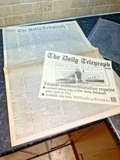 Daily telegraph titanic for sale  STOCKPORT
