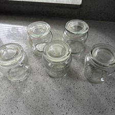5xcandle jars clear for sale  FELTHAM