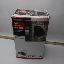 Everbilt 4 pol. Coifa de ventilação preta boca larga comprar usado  Enviando para Brazil