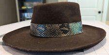 Snakeskin cowboy hat d'occasion  Expédié en Belgium
