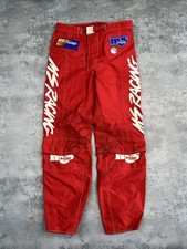 CALÇA DE CORRIDA DE MOTOCROSS MS Racing MALCOLM SMITH Gore-Tex vermelha enduro - tamanho 30 EUA comprar usado  Enviando para Brazil
