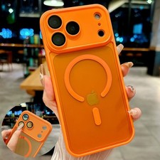 Capa segura Mag fosco à prova de choque para iPhone 17 Pro Max 16 15 14 13 com capa de lente comprar usado  Enviando para Brazil