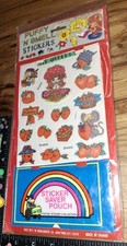 Adesivos vintage inchados e cheirosos de morango conjunto RARO Collector Saver, grande, código17 comprar usado  Enviando para Brazil