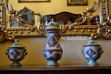 Tris vasi albarello usato  Roma