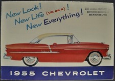 1955 chevrolet brochure for sale  Olympia