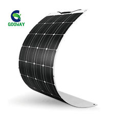 Painel solar flexível 170W 200W 12V para caravana trailer barco campista van galpão marinho Reino Unido comprar usado  Enviando para Brazil