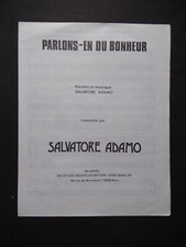 Partition parlons bonheur d'occasion  Grancey-le-Château-Neuvelle