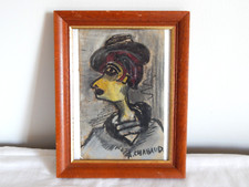 Ancienne peinture gouache d'occasion  Vic-sur-Aisne