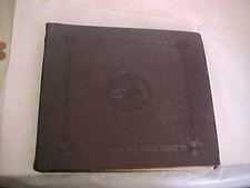 Usado, HIS MASTER'S VOICE 10 INCH 78 RPM RECORD STORAGE HOLDER 10 DISCS  1918 comprar usado  Enviando para Brazil