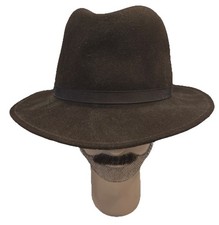 Chapéu Fedora Country Gentleman Lite feltro 100% lã repelente de água marrom vintage comprar usado Chapéu Fedora Country Gentleman Lite feltro 100% lã repelente de água marrom vintage comprar usado  Enviando para Brazil