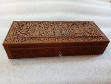 Scatola legno intagliata usato  San Sebastiano Curone