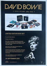 DAVID BOWIE - FIVE YEARS 2011 Full page UK magazine ad comprar usado  Enviando para Brazil