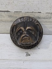 Batente de porta de latão vintage pesado buldogue inglês , usado comprar usado  Enviando para Brazil
