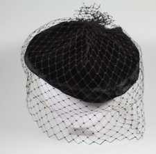 Hat black velvet for sale  BURNTWOOD
