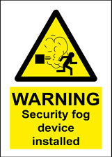 Security fog installed for sale  LYTHAM ST. ANNES
