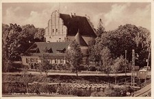 Lötzen IN Mazury Castle Lötzen Postcard 1934 na sprzedaż  Wysyłka do Poland