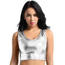 Frauen metallic wetlook gebraucht kaufen  Bremen
