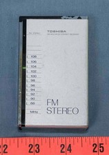 Rádio portátil vintage Toshiba RP-S5 miniatura FM dq comprar usado  Enviando para Brazil