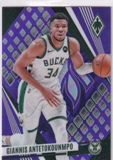 2023-24 Panini Phoenix NBA Basketball N. 176 Giannis Antetokounmpo Viola 36/150 comprar usado  Enviando para Brazil