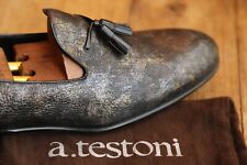 mens grey leather shoes for sale  SUTTON COLDFIELD