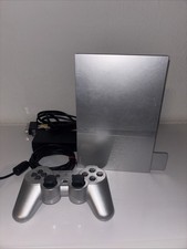 SONY PLAYSTATION 2 SLIM KONSOLE (silber / silver) + CONTROLLER+Memory Card, usado comprar usado  Enviando para Brazil