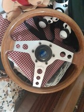 Volante legno alluminio usato  Torino
