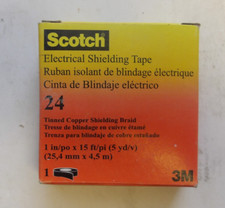 3M P/N: 24 FITAS DE BLINDAGEM ELÉTRICA 1" X 15' TRANÇA DE BLINDAGEM DE COBRE ESTANHADO comprar usado  Enviando para Brazil