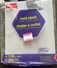 8,5" x 11" CARDSTOCK 110 lb PAPEL BRANCO - 12 FOLHAS - NOVA marca de grampos comprar usado 8,5" x 11" CARDSTOCK 110 lb PAPEL BRANCO - 12 FOLHAS - NOVA marca de grampos comprar usado  Enviando para Brazil