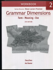Grammar Dimensions 2: Workbook Form, Meaning, Use by Benz, Roemer 4th edition comprar usado  Enviando para Brazil
