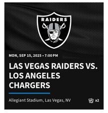 Tickets mnf chargers for sale  Las Vegas