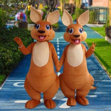 Vestido fantasia mascote canguru adulto Halloween animal cosplay vestido de festa jogo EUA comprar usado  Enviando para Brazil