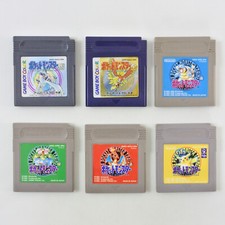 Usado, Gameboy Lote de 6 POKEMON Vermelho Pikachu Verde Azul CONJUNTO Cartucho Apenas 0805 GBC comprar usado  Enviando para Brazil