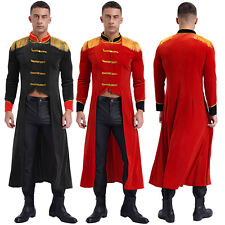 Jaqueta masculina cosplay smoking tema festa tailcoat retrô circo Ringmaster gótico comprar usado  Enviando para Brazil