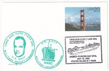 Veículo navio de carga USNS BOB HOPE T-AKR-300 Forças Armadas Day Naval Cover C4232 comprar usado  Enviando para Brazil