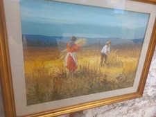 Olio tela spatolato usato  Baschi
