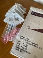 White telescopic shower for sale  ASHFORD