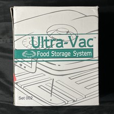 SISTEMA DE ARMAZENAMENTO DE ALIMENTOS ULTRA-VAC CARICO CONJUNTO DE 3 RECIPIENTES A VÁCUO COM TAMPAS CONJUNTO 002 comprar usado  Enviando para Brazil