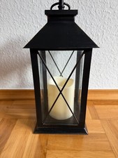 Schwarze deko laterne gebraucht kaufen  Tauberbischofsheim