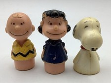 RARO Vintage Personagem de Amendoim Brinquedos Toppers 1950-58. Snoopy, Lucy, Charlie Brown, usado comprar usado  Enviando para Brazil